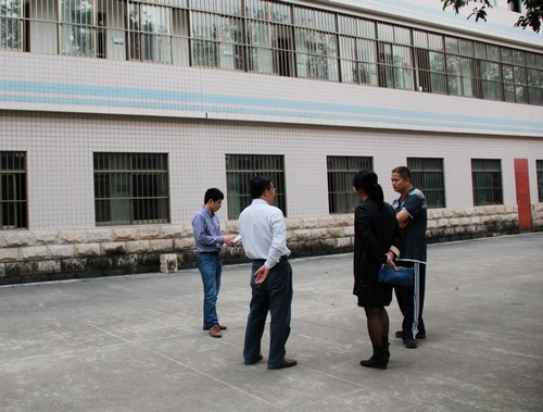 商娜红副校长到我院办公楼现场进行调研